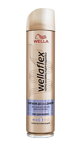 Лак для волос Wellaflex Объем до 2-х дней Сильная фиксация 250мл