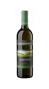 Вино Инкерман. Алиготе, белое сухое, 12% 0,7л