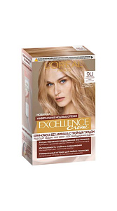 Краска для волос Loreal Excellence Nudes 9U Очень светло-русый 268г