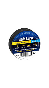 Изолента SafeLine Auto черная 15мм*5м*0.15мм