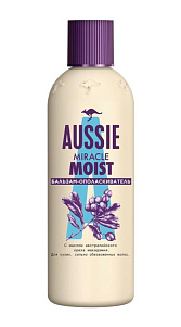 Бальзам Aussie Miracle Moist с маслом ореха макадамия 250мл
