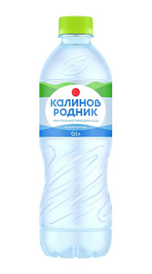 Вода Калинов Родник минеральная питьевая негазированная 0.5л