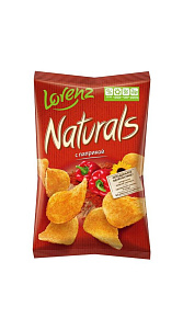 Чипсы картофельные Naturals с паприкой 40г
