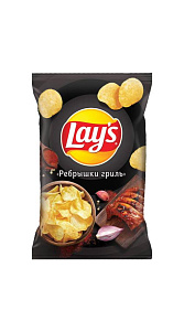 Чипсы картофельные Lays Ребрышки гриль 107г