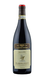 Вино Cantine Povero Barbera D'asti Marida Красное Сухое 13,5 % 0,75л
