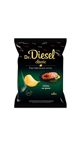 Чипсы Dr. Diesel со вкусом Лосось на гриле 120г