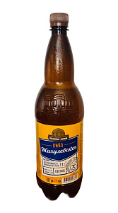 Пиво Балаковский пивовар, Жигулевское фильтрованное пастеризованное 4% 1,25л