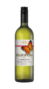 Вино Mariposa Torrontes белое сухое 12.5% 0.75л