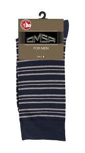Носки Omsa Style мужские в полоску Blu р.39-41 