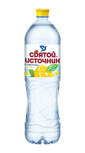 Вода Святой Источник со вкусом лимона 1.5л