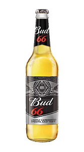 Пиво Bud 66 светлое пастеризованное 4.3%  0.47л 