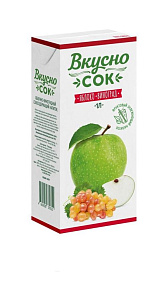 Напиток ВкусноСок сокосодерж яблочно-виноградный 1л