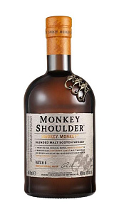 Виски Monkey Shoulder Smokey Monkey солодовый 3 года 40% 0,7л
