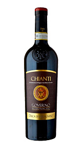 Вино Duca di Saragnano Chianti Governo DOCG красное полусухое 13,5% 0,75л.