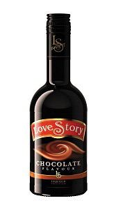 Ликер Love Story, шоколадный 18% 0.5л