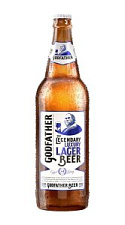 Пиво Godfather, The Legendary Luxury Lager светлое фильтрованное пастеризованное 4,7% 0,65л