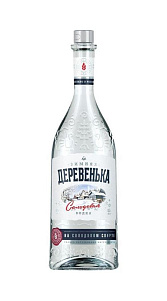 Водка Зимняя деревенька, Солодовая 40% 0.7л