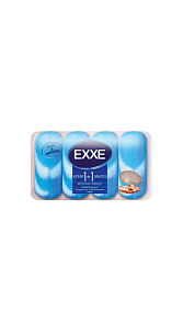 Мыло туалетное Exxe Морской жемчуг 4шт*90г 