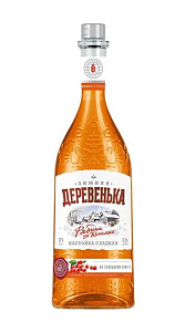Настойка сладкая Зимняя деревенька Рябина на коньяке 24% 0.5л