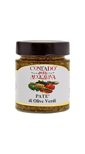 Паштет Contado Degli Acquaviva из зеленых оливок 140г