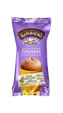 Мороженое пломбир Караваево Шоколадный в вафельном стаканчике 15% 70г