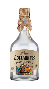 Водка Домашняя для Друзей 40% 0.5л