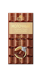 Шоколад Спартак пористый молочный 70г