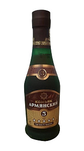 Коньяк Армянский 5 лет 40% 250мл