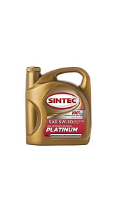 Масло моторное Sintec Platinum 5W-30 API SL ACEA A5/B5 синтетика 4л
