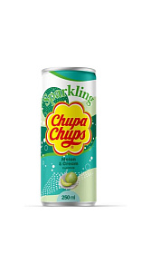 Газированный напиток Chupa Chups Sparkling Melon&Cream безалкогольный 250мл