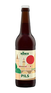 Пиво Konix Brewery Czech Pils светлое 5.0% 0.5л