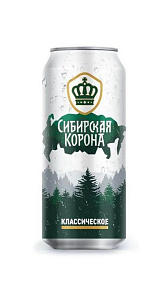Пиво Сибирская Корона Классическое  5.3%  0.45л 