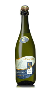 Вино игристое IL Campiero Lambrusco белое п/сл 8% 0.75л