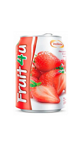 Напиток сокосодержащий Doshirak Fruit4U Клубника безалкогольный 238мл