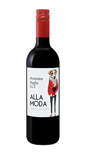 Вино Alla Moda Primitivo Puglia IGT красное сух. 13% 0.75л