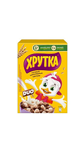 Готовый завтрак Хрутка Duo шарики 350г