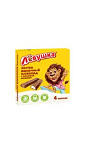 Шоколад Левушка экстра молочный с молочной начинкой 50г