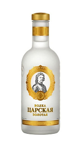 Водка Царская, Золотая 40% 0.5л