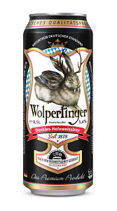 Пиво Wolpertinger Dunkles Hefeweissbier тёмное нефильтрованное 0.5л