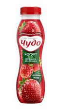 Йогурт питьевой Чудо Клубника-земляника 1.9% 260мл