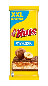 Шоколад Nuts Фундук нуга и карамелью 180г