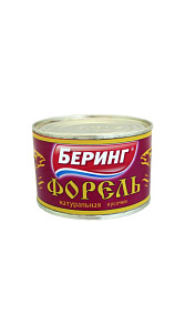 Форель Беринг радужная натуральная кусочки 230г