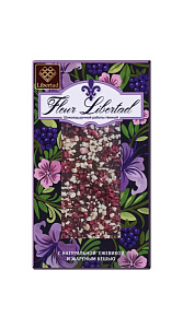 Шоколад темный Fleur Libertad с ежевикой и жареным кешью 80г