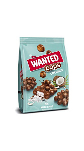 Батончики Мини Eti Wanted Pops Coconut из воздушного шоколада с кокосом 126г
