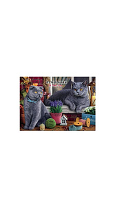 Эскизник Profit Коты А4 8л