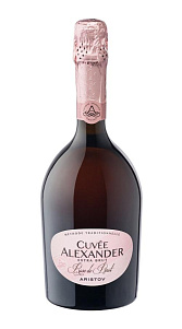 Вино игристое Aristov, Cuvee Alexander Rose розовое брют 11-13% 0,75л