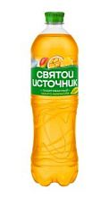 Вода Святой Источник газированная с соком манго-маракуйя 1л