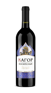 Вино Кагор Воскресный, столовое красное сладкое 9,5-11,5% 0,7л