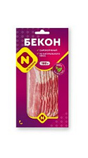 Бекон Останкино сырокопченый нарезка 180г