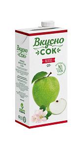 Напиток ВкусноСок сокосодержащий яблочный 2л